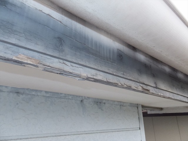 軒樋を固定する鼻隠し板